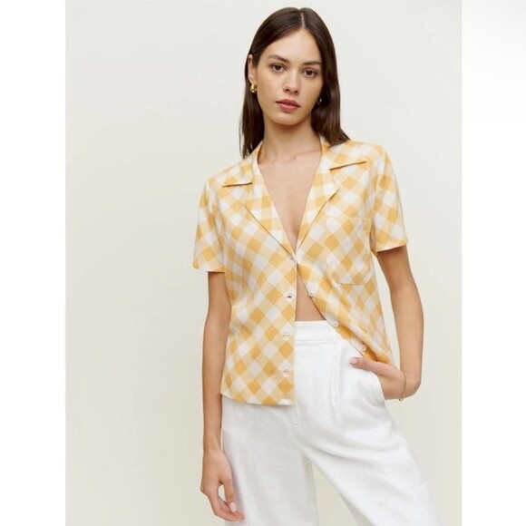 Reformation Cuba Top in Bodie Size Small - Picture 3 of 11